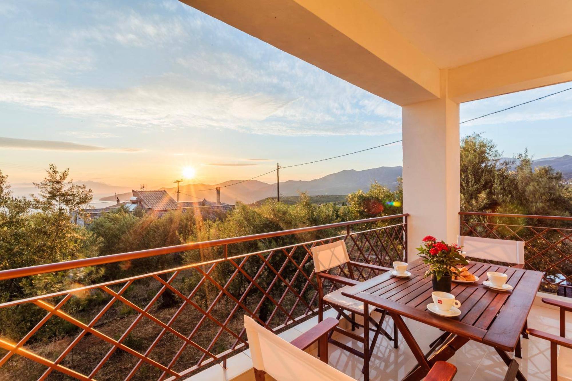 Villa Armonia, Sunset View And Relaxing Beach Vibe Proástion Exterior foto